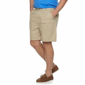 NWOT croft & barrow Khaki Cargo Shorts with Patch Pockets